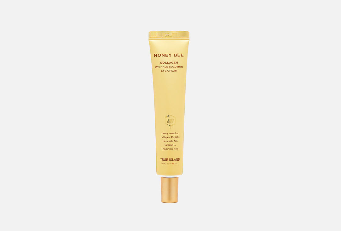 

Крем для кожи вокруг глаз TRUE ISLAND, Honey Bee Collagen Wrinkle Solution Eye Cream 30 мл