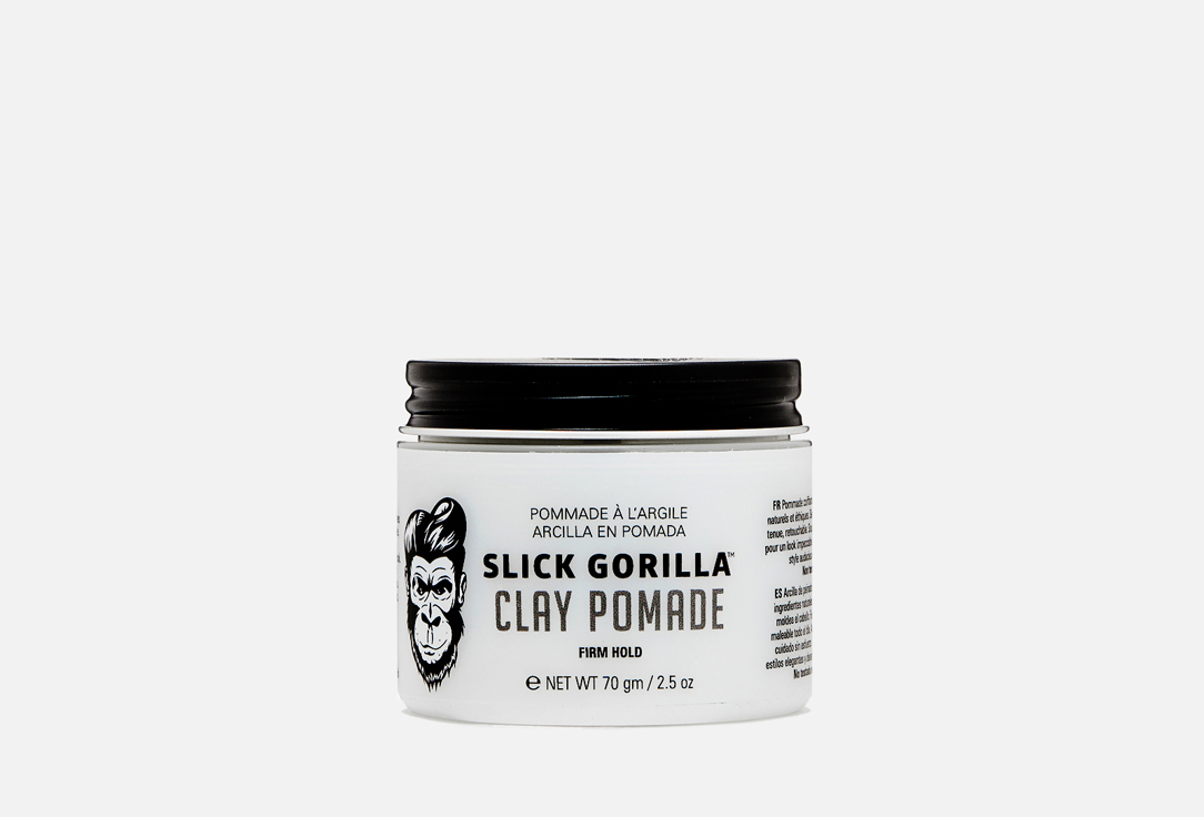 Глина для волос SLICK GORILLA Clay Pomade 70 г укладка и стайлинг slick gorilla глина для укладки волос подвижной фиксации lightwork ligth to medium hold
