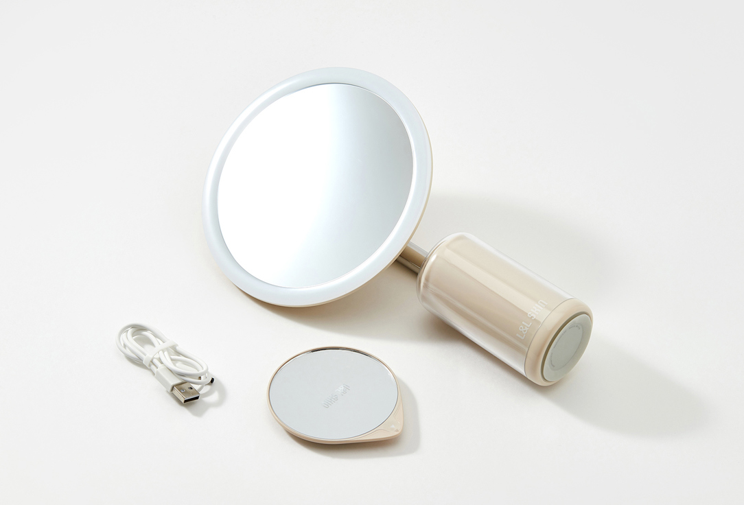 Комплект косметических зеркал c 5-кратным увеличением L&L SKIN MIZUMI 