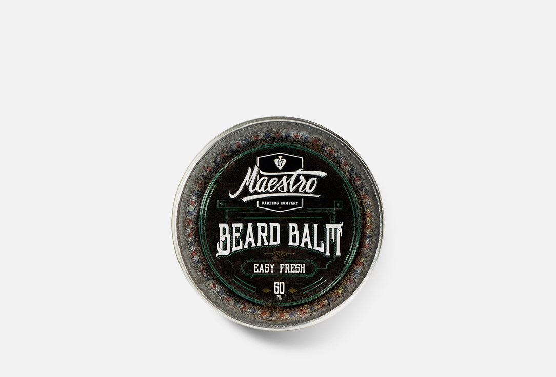 Бальзам для бороды MAESTRO Beard Balm Easy Fresh 60 мл бальзам для бороды maestro beard balm butter scotch 30 мл
