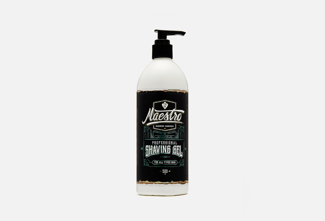 Гель для бритья MAESTRO Shaving gel 500 мл цена и фото