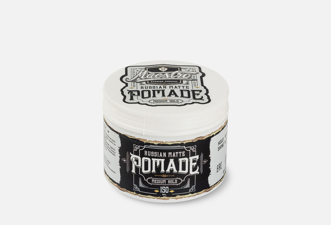 Матовая помада для укладки волос MAESTRO Russian Matte Pomade 150 г