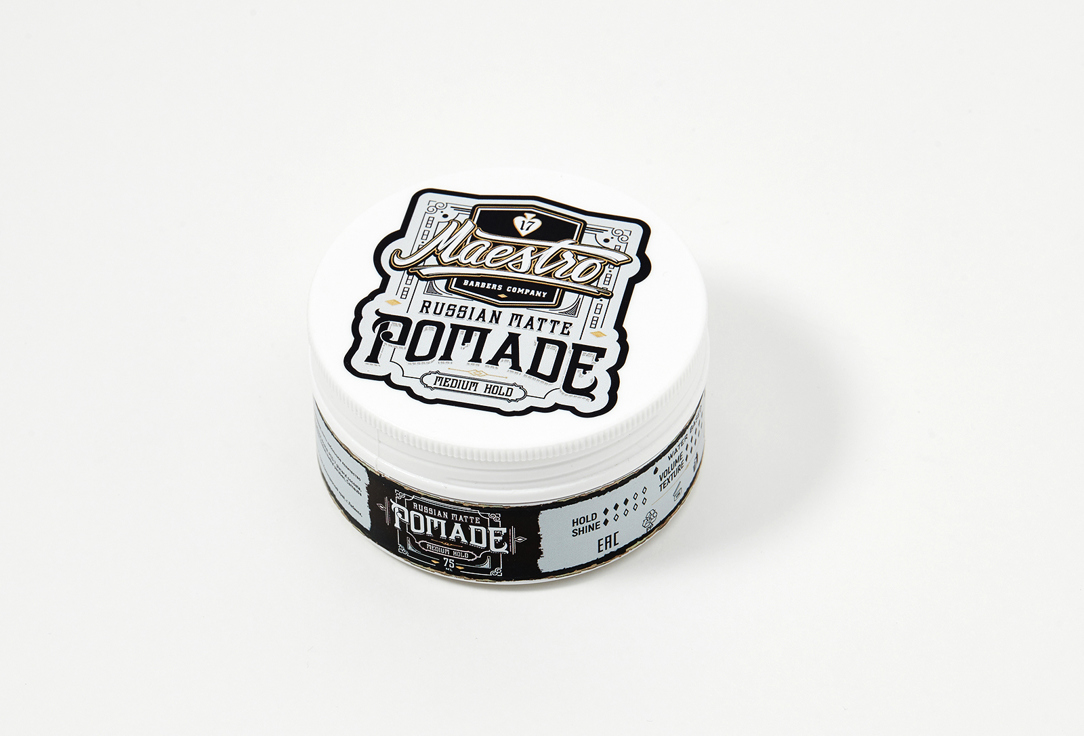 Матовая помада для укладки волос Maestro Russian Matte Pomade 