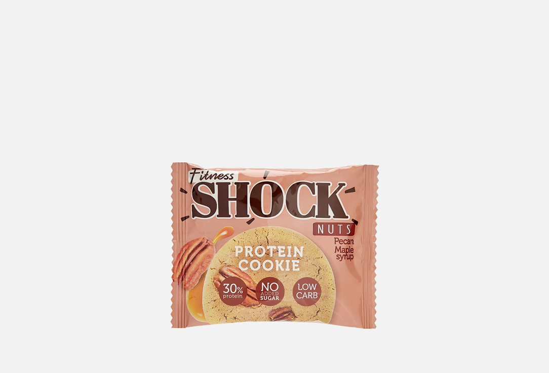 Печенье протеиновое  FitnesShock Pecan & Maple syrup  