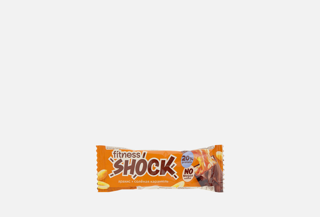 

Батончик FITNESSHOCK, Peanut bar with salt caramel 1 шт
