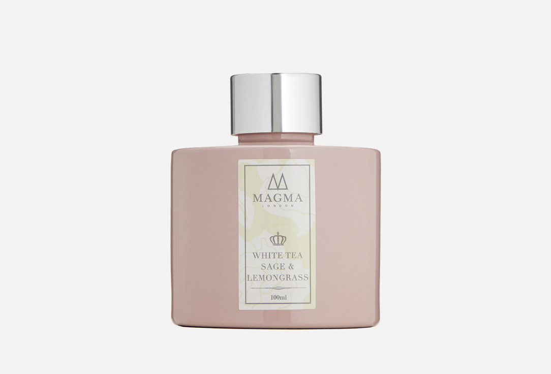 

Аромадиффузор MAGMA LONDON, White Tea, Sage and Lemongrass scent 100 мл