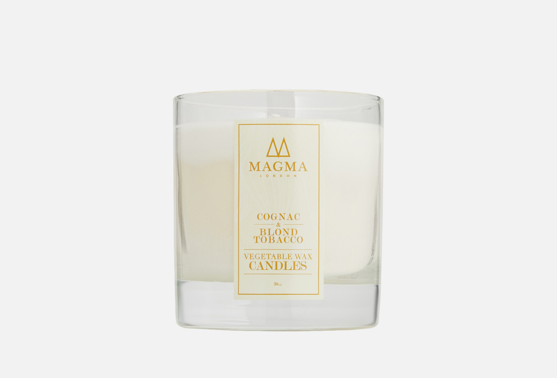 Аромасвеча MAGMA LONDON Grasse Collection Candle Cognac and Tobacco 380 мл аромасвеча magma london english garden collection candle freshly cut rose 380 мл