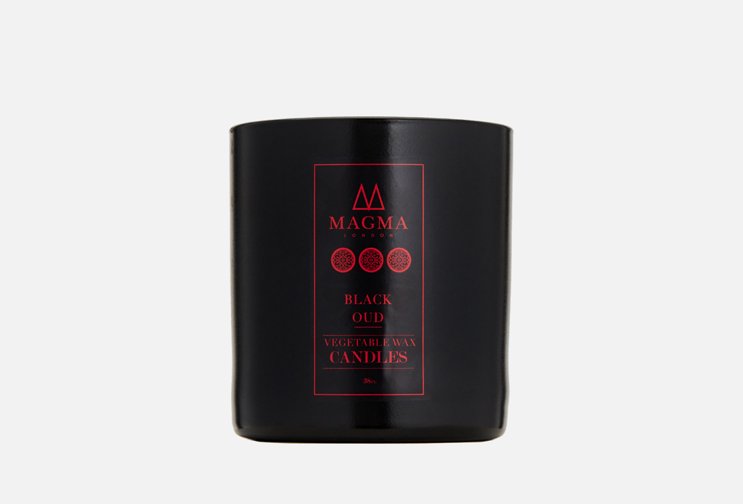 Аромасвеча MAGMA LONDON Nomad Collection Candle Black Oud 380 мл аромасвеча magma london nomad collection candle amber and musk mirage scent 380
