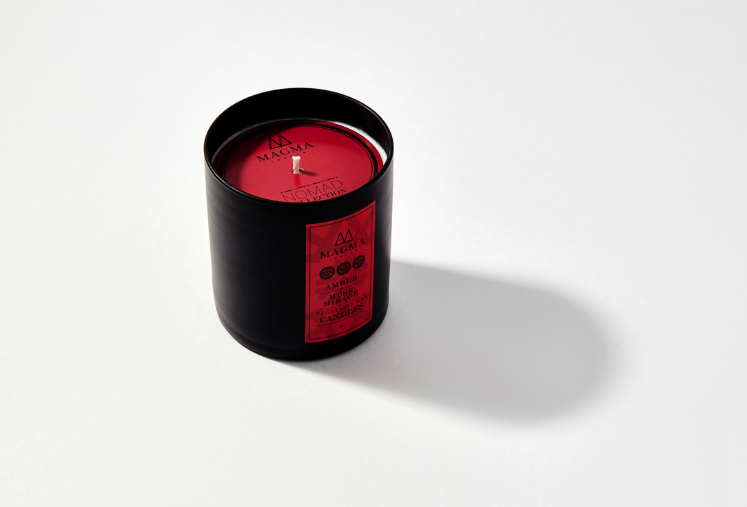 Аромасвеча Magma London Nomad Collection Candle Amber and Musk Mirage scent 