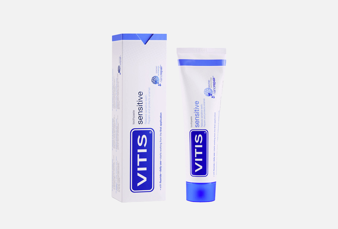 Зубная паста VITIS Sensitive 1 шт аксессуары для ухода за полостью рта dentaid зубная щётка vitis sensitive зубная паста vitis sensitive