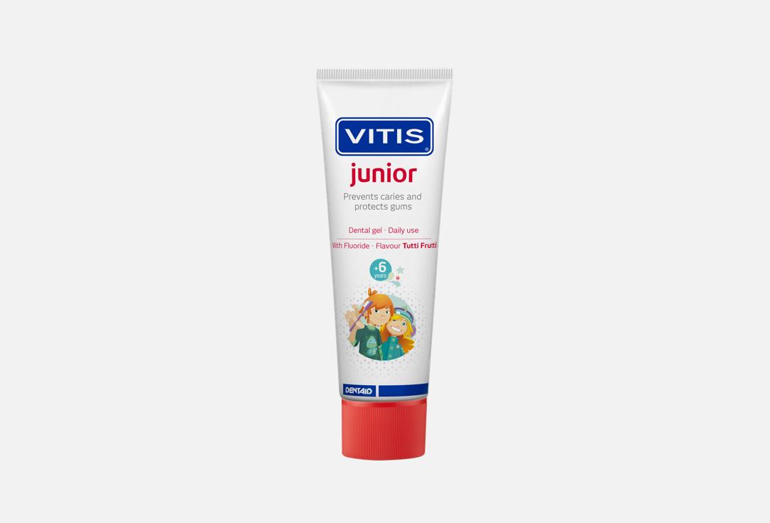 Изображение товара Детская зубная паста-гель VITIS Junior 6+ с фтором 75 мл для детей от 6 лет