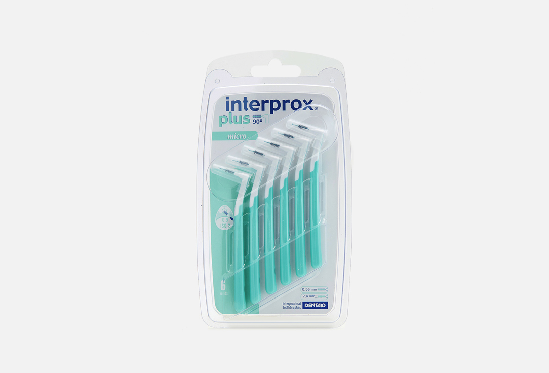 Межзубный ершик INTERPROX Plus Micro 6 шт межзубный ершик interprox plus nano 6 шт
