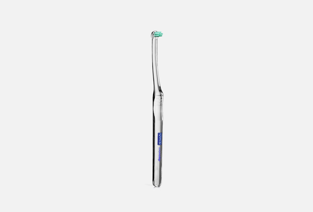 Зубная щётка, жесткая VITIS Monotip 1 шт аксессуары для ухода за полостью рта dentaid зубная щётка vitis monotip в твердой упаковке