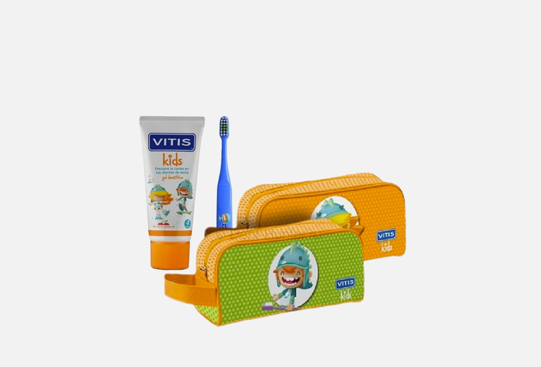 Набор для ухода за полостью рта VITIS Kids Kit 2 шт набор для ухода за полостью рта в мягком пенале vitis junior kit