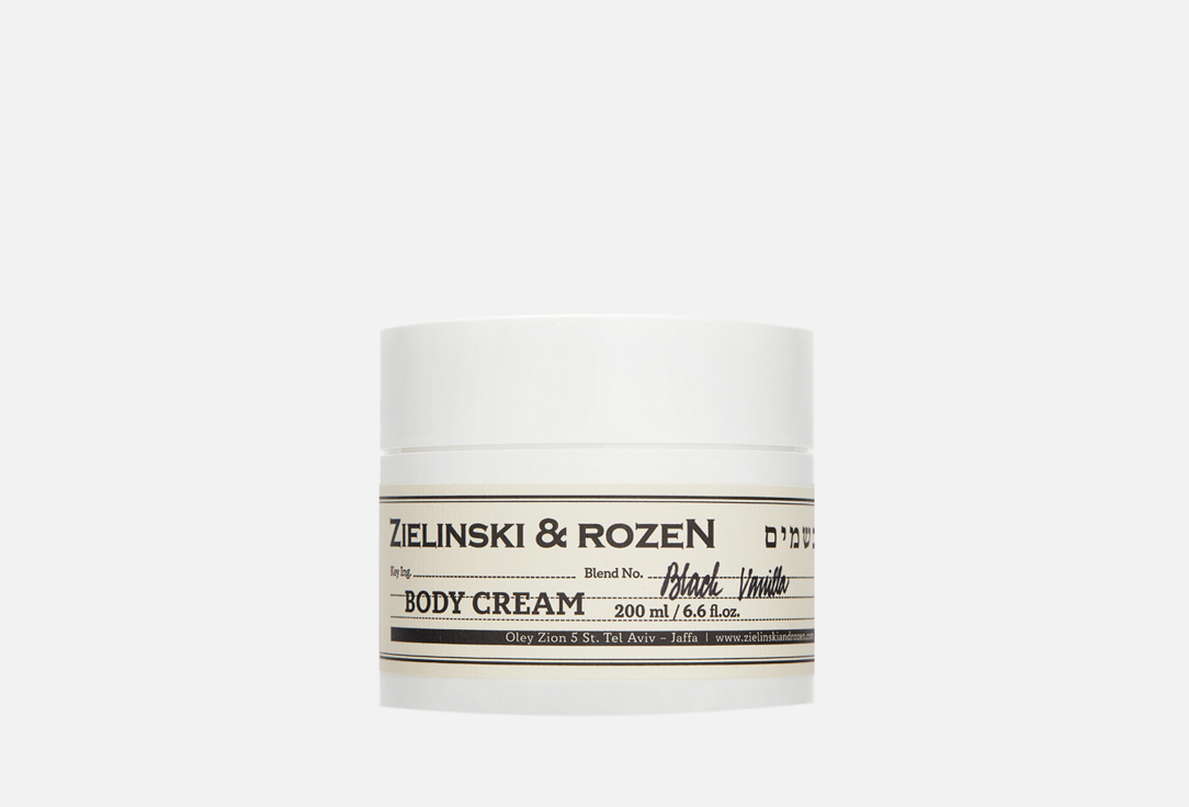 Изображение товара Крем для тела Zielinski & Rozen Black Vanilla