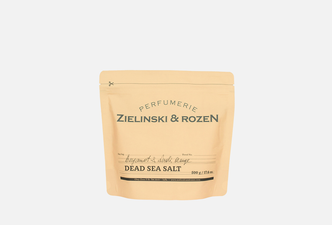 Соль для ванны Zielinski & Rozen Bergamot & Neroli, Orange 