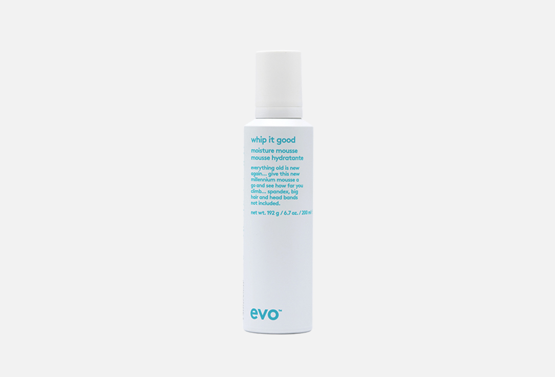 мусс для увлажнения и легкой фиксации волос EVO whip it good moisture mousse 