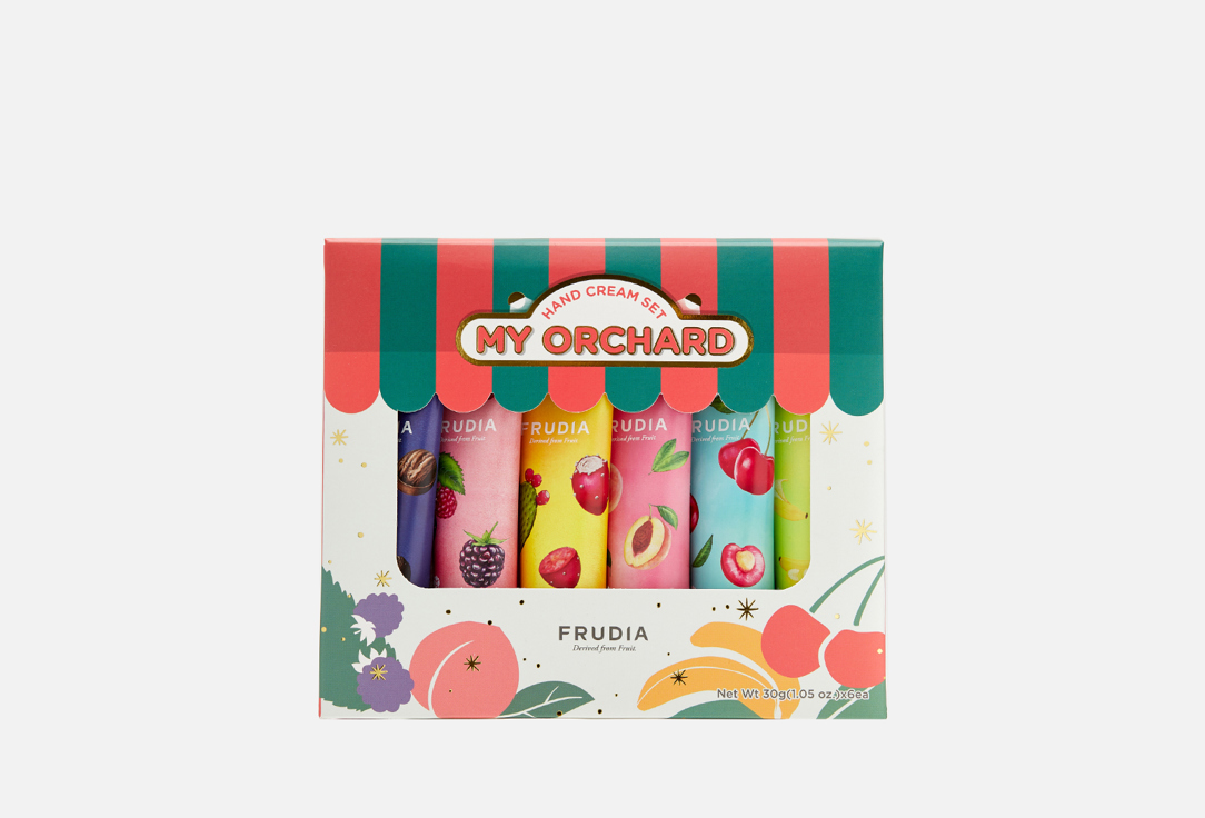 Подарочный набор кремов для рук «Фруктовая ярмарка» FRUDIA My Orchard Hand Cream Set 6 шт