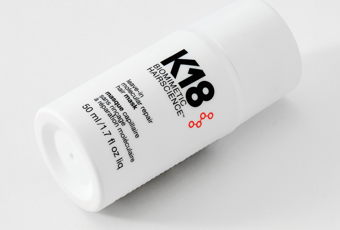 

Несмываемая маска для молекулярного восстановления волос K18, Leave-in molecular repair hair mask 50 мл