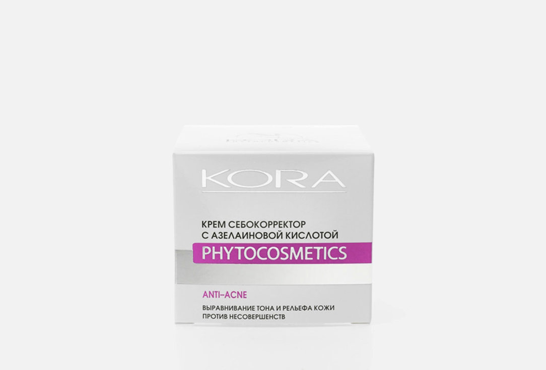

Крем себокорректор с азелаиновой кислотой KORA, Sebocorrector cream with azelaic acid 50 мл