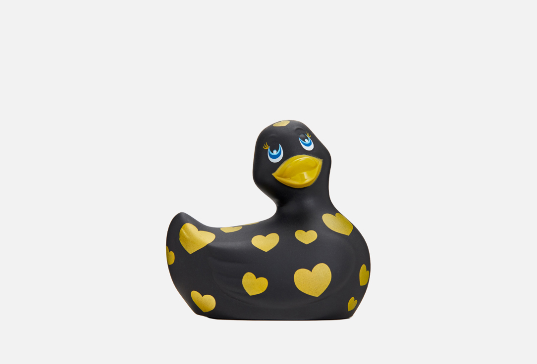 Вибратор-уточка  Big Teaze Toys Duck I Rub My Duckie 2.0 Black and Gold E29016 