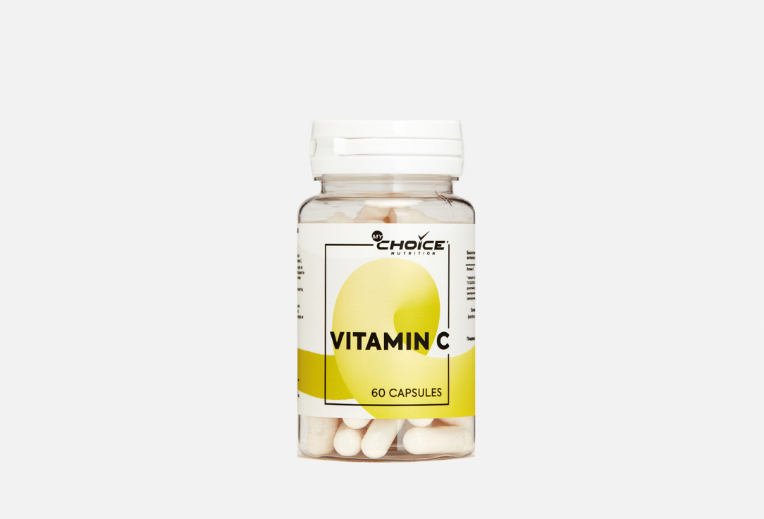 Комплексная пищевая добавка MYCHOICE NUTRITION Vitamin C 60 шт futurebiotics triple play витамин к 60 капсул