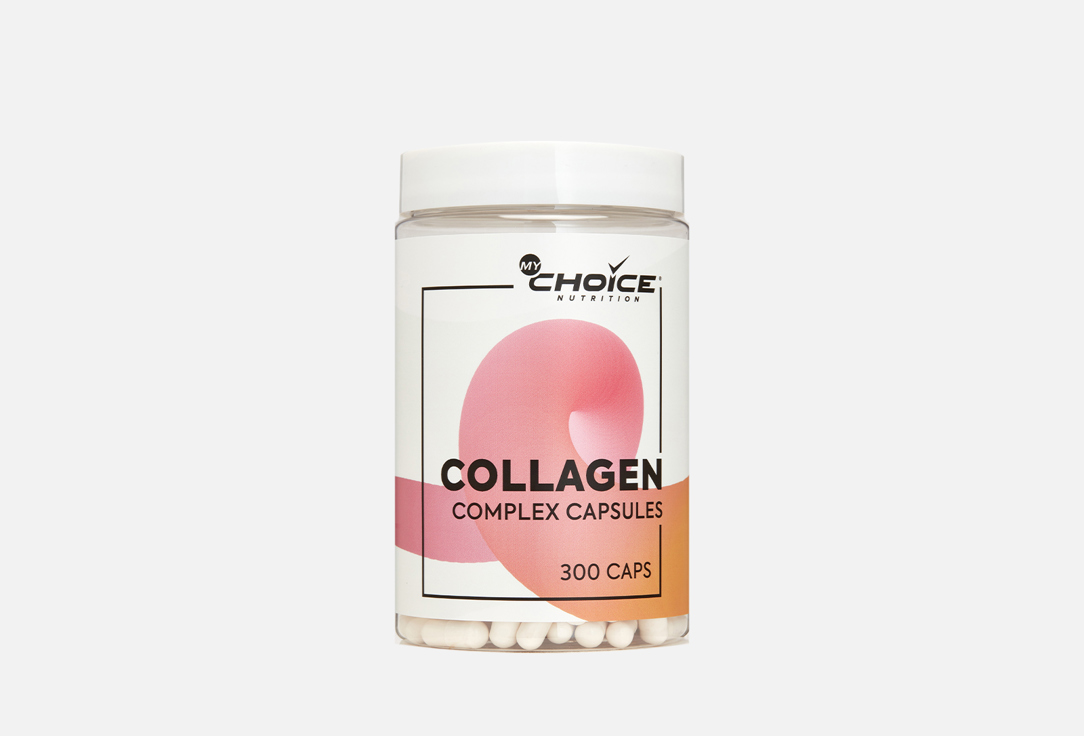 Комплексная пищевая добавка MYCHOICE NUTRITION Collagen+ 300 шт dr emil nutrition коллаген 90 капсул