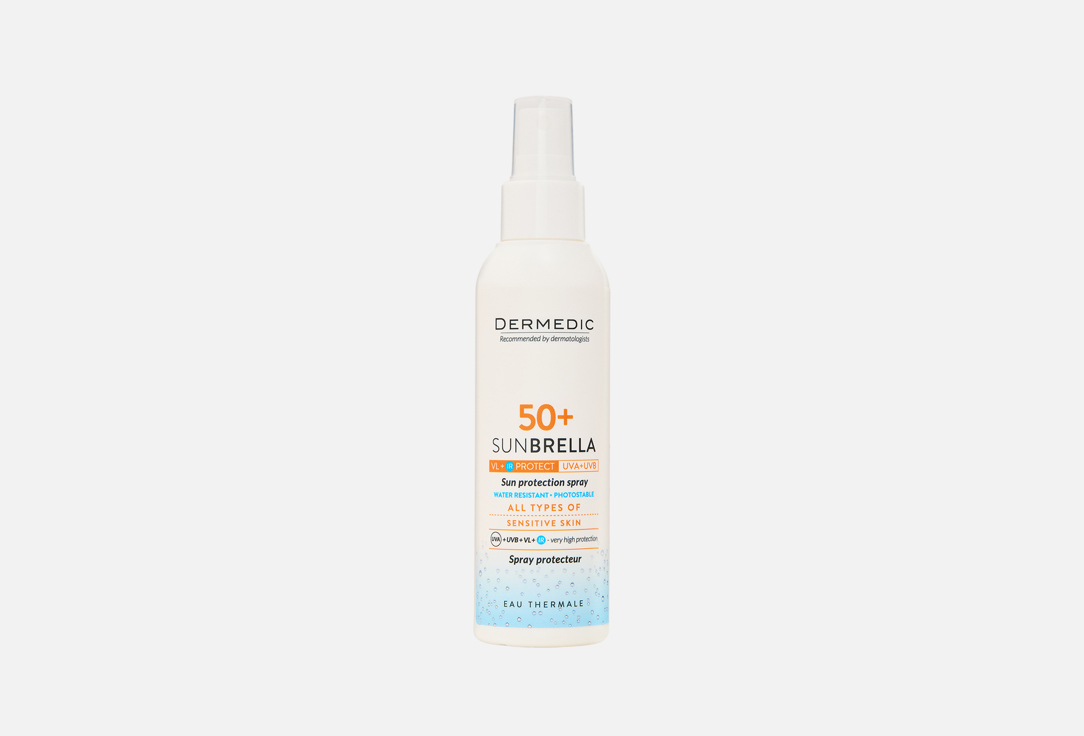 Изображение товара Солнцезащитное молочко-спрей SPF50 DERMEDIC Sunbrella 150 мл