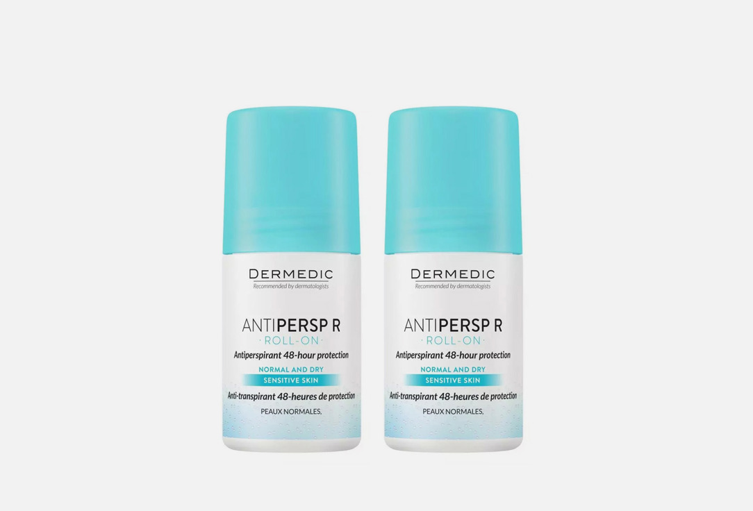 Дезодорант-антиперспирант ДУОПАК DERMEDIC Antipersp R roll on KIT 2 шт