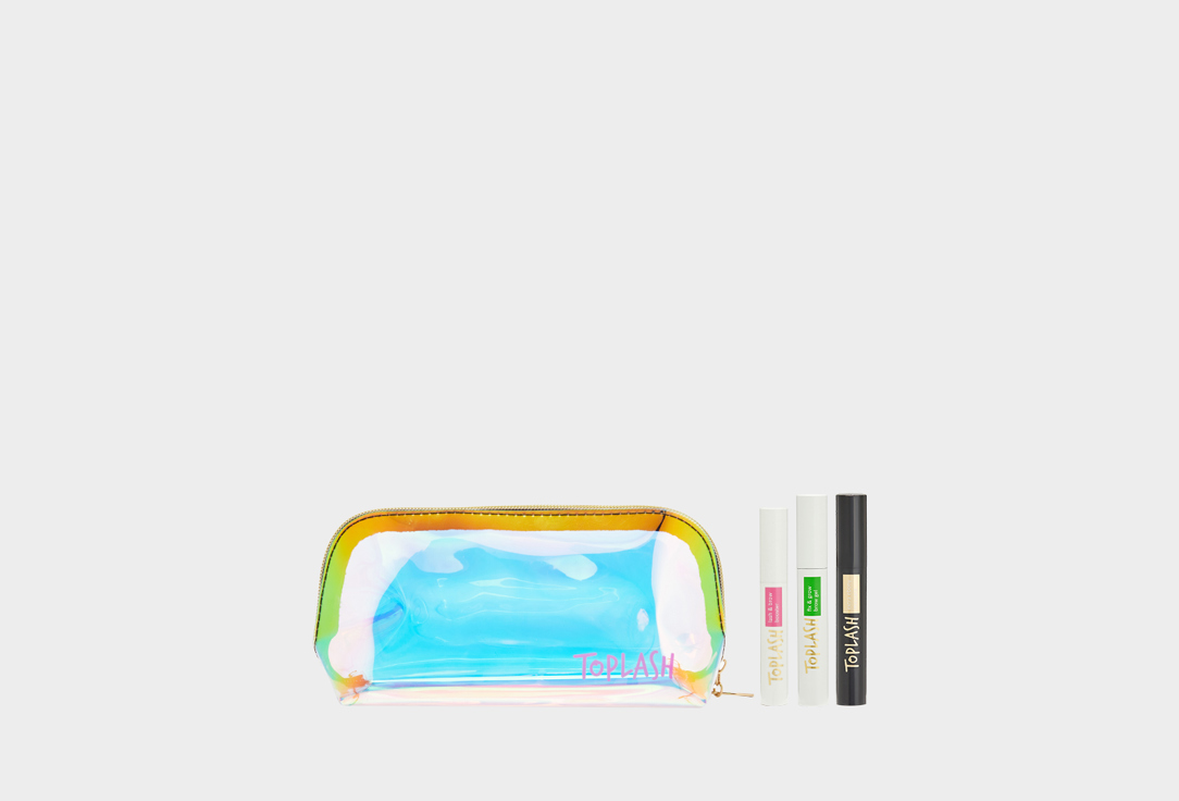 Набор: сыворотка для роста ресниц , гель для бровей и тушь TOPLASH COSMETICS Lash & Brow Set 3 шт