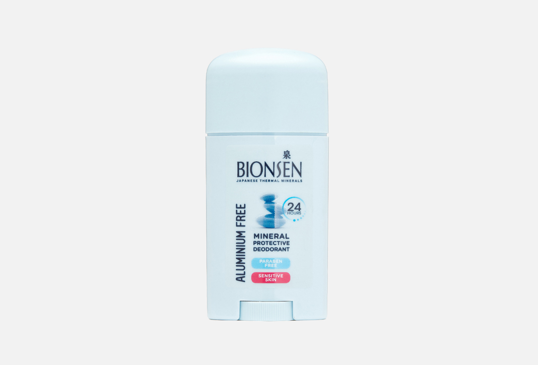 Дезодорант-стик для чувствительной кожи BIONSEN Alu-Free Mineral Protective 40 мл дезодорант стик жемчужная красота 40мл