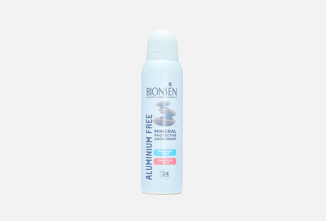 цена Дезодорант-спрей для чувствительной кожи BIONSEN Alu-Free Mineral Protective 150 мл