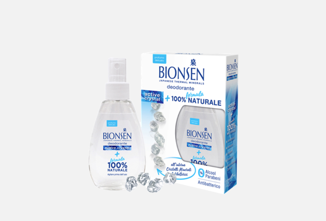 цена Дезодорант с активными кристаллами BIONSEN Deodorante Active Crystal 100 мл