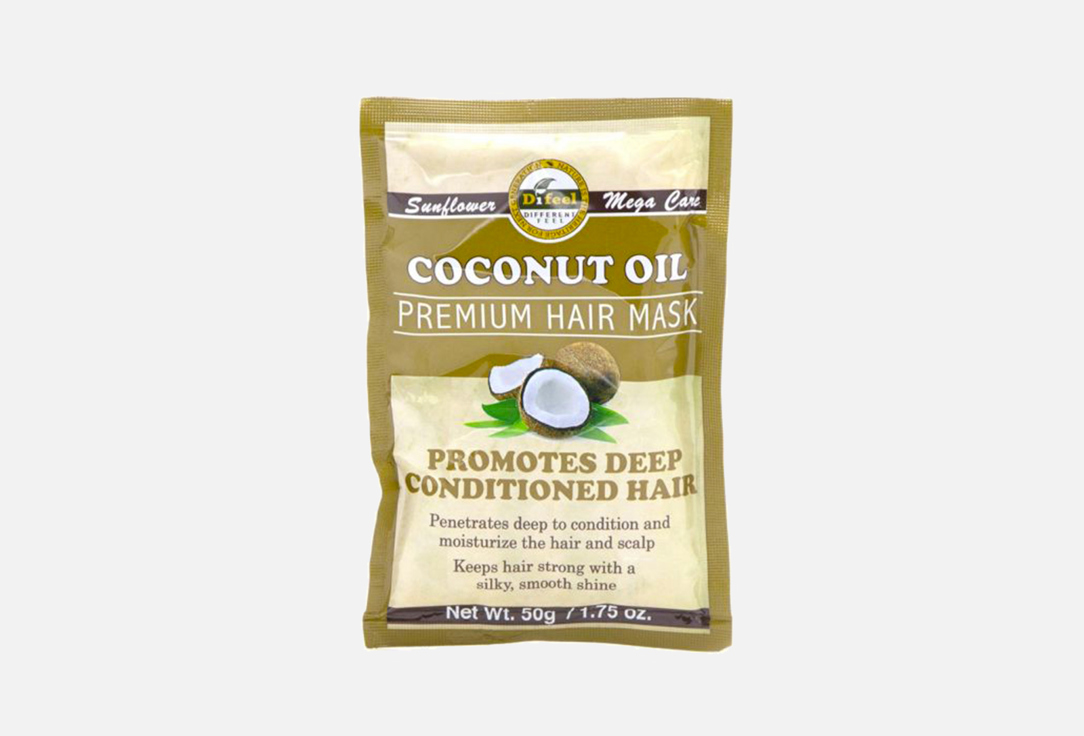 Премиальная маска для волос с кокосовым маслом Difeel Coconut Oil Premium Hair Mask 