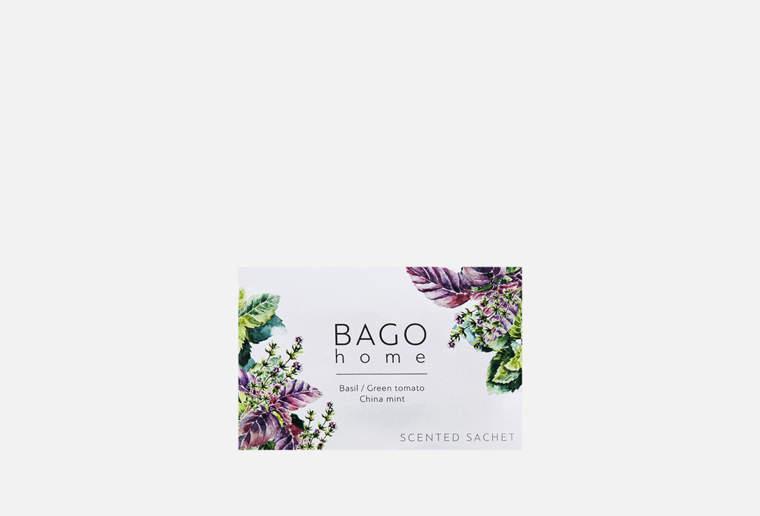 Изображение товара Саше для дома BAGO home Basil, Green tomato, China mint