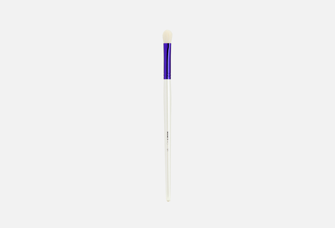 Небольшая плоская пушистая кисть для теней, растушевки карандаша, консилера MANLY PRO К91 1 шт цена и фото