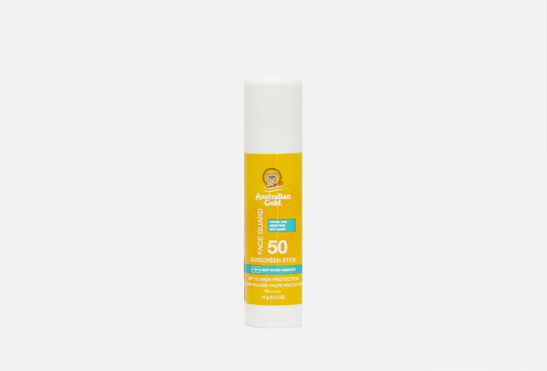 

Водостойкий бальзам для лица SPF 50 AUSTRALIAN GOLD, Face Guard Blister 14 г