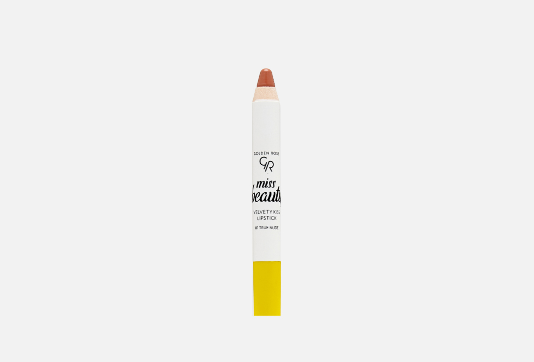 Помада-карандаш для губ   Golden Rose MISS BEAUTY VELVETY KISS LIPSTICK  01