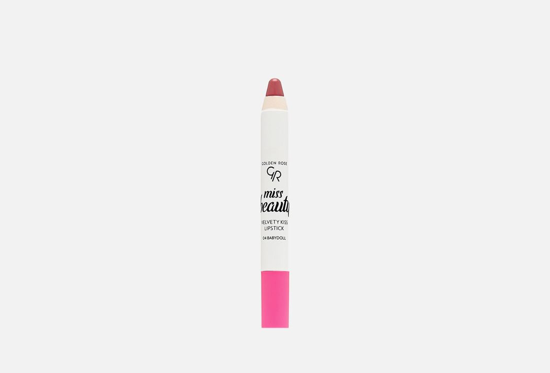 Изображение товара Помада-карандаш для губ Golden Rose MISS BEAUTY VELVETY KISS LIPSTICK