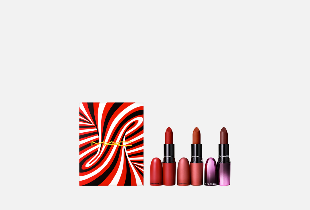 Набор для губ MAC Kiss Of Magic Lip Kit 3 шт mac hypnotizing holiday flash of magic neutral lip kit