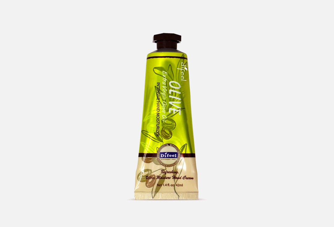 Крем для рук с маслом оливы для интенсивного увлажнения DIFEEL Hand Cream Olive Oil 42 мл цена и фото