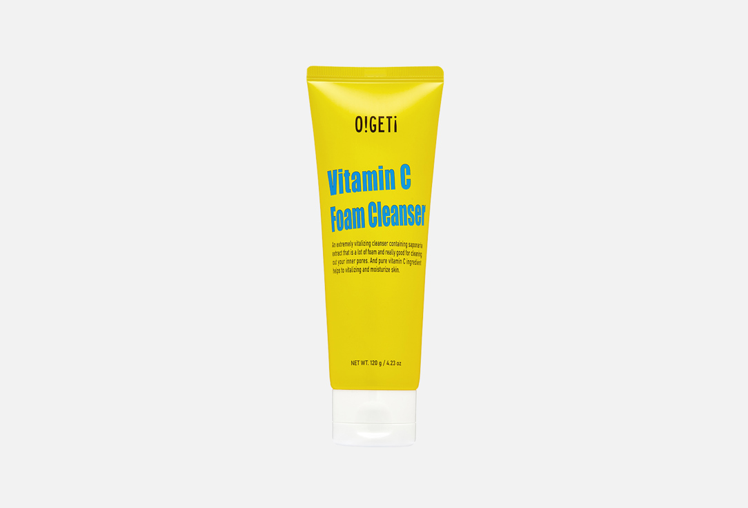 Очищающая пенка с витамином C для лица O!GETI Vitamin C Foam Cleanser 120 г dr rashel vitamin c facial cleanser 80g