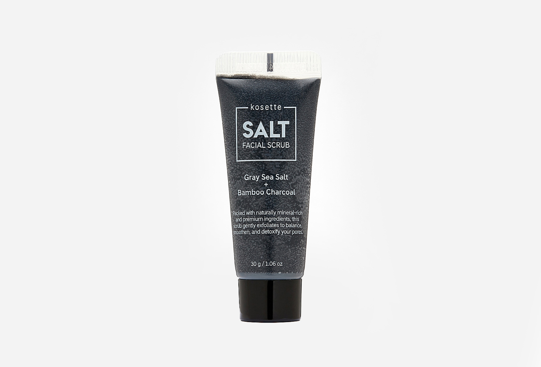 Скраб для лица с морской солью KOSETTE SALT FACIAL SCRUB MINI 30 г скраб для тела с морской солью kosette salt body scrub mini 30 гр