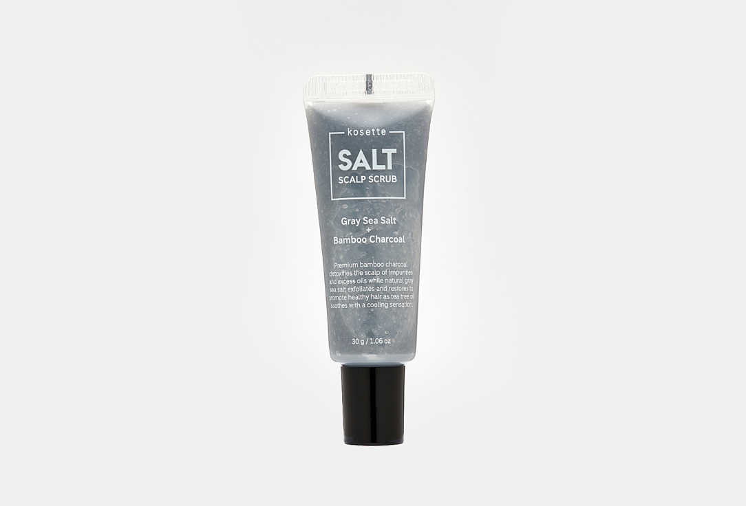 Скраб для кожи головы с морской солью KOSETTE SALT SCALP SCRUB MINI 30 г скраб для лица с морской солью kosette salt facial scrub