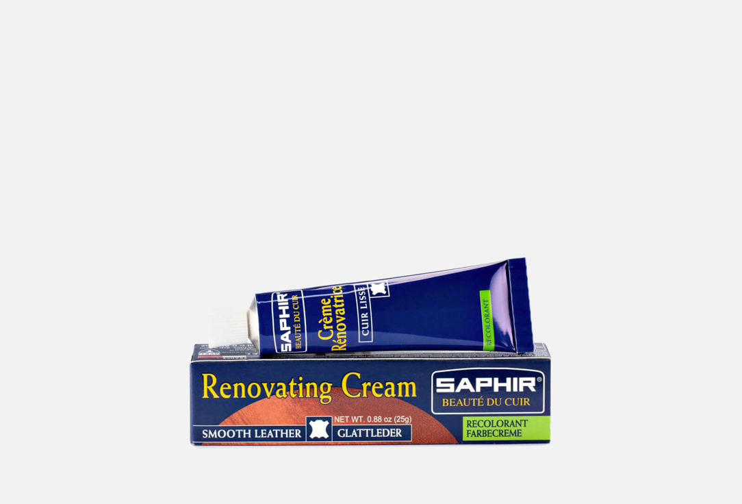 Восстановитель кожи, темно-коричневый SAPHIR Creme RENOVATRICE 