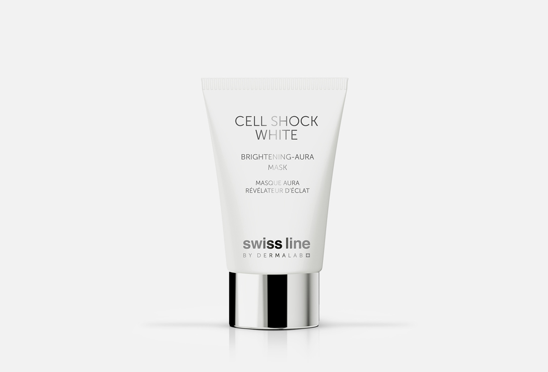 Swiss Line Маска для лица с эффектом сияния CELL SHOCK WHITE Brightening Aura-Mask