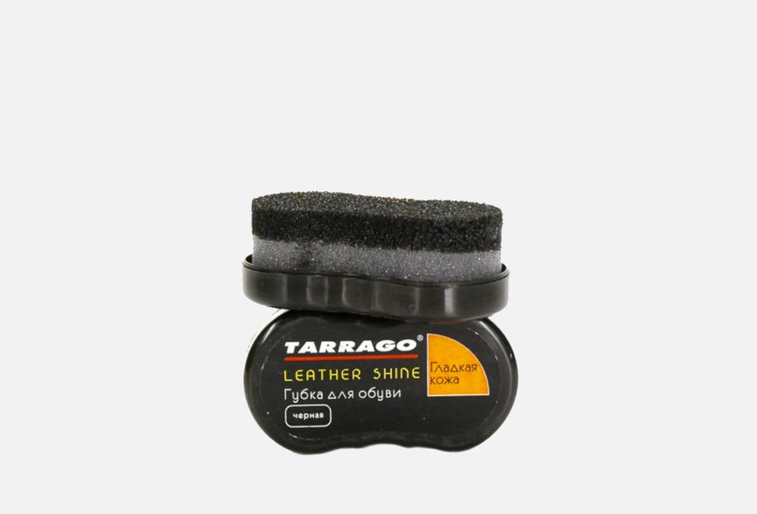 Губка для гладкой кожи, черный TARRAGO Sponge 1 шт полироль для гладкой кожи tarrago instant shine аэрозоль 250 мл