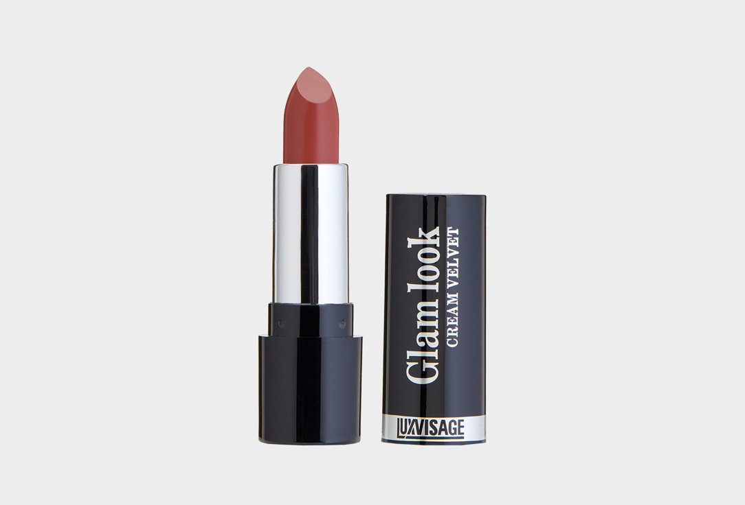 Изображение товара Сатиновая губная помада LUXVISAGE GLAM LOOK cream velvet, стойкая, увлажняющая, 4 г