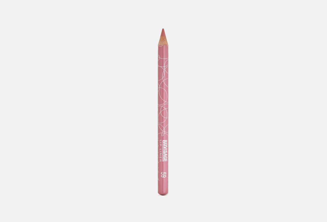 Стойкий карандаш для губ LUXVISAGE Классический 59, Пепельно-розовый