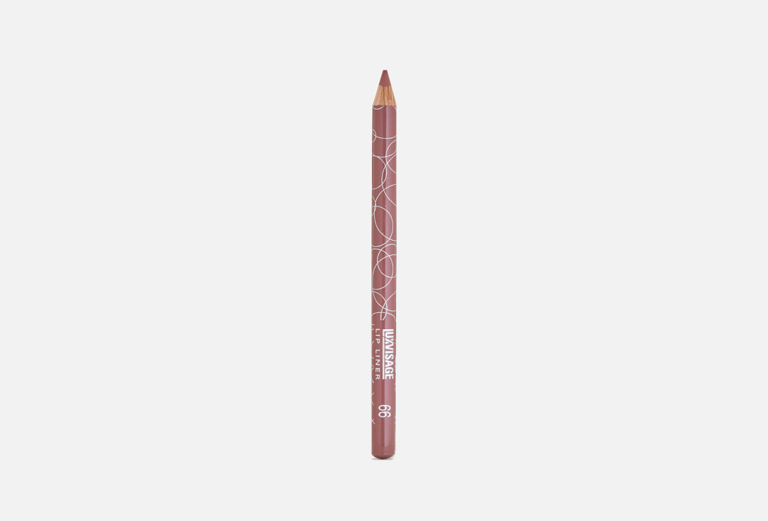 Стойкий карандаш для губ LUXVISAGE Классический 66, Лилово-коричневый